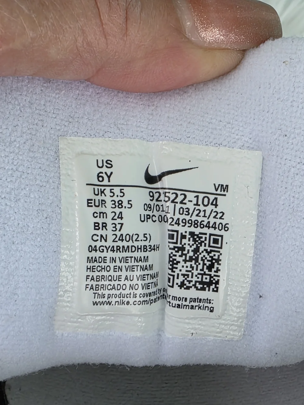 Women’s White & Light Gray Reflective Sneaker - Picture 7 of 8